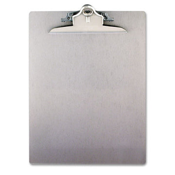 Saunders Aluminum Clipboard W-high-capacity Clip, 1" Clip Cap, 8.5 X 1 Sheets, Silver freeshipping - TVN Wholesale